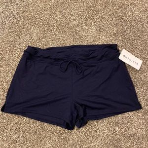 Woman’s Athleta swim bottoms.